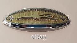JOHNSON OUTBOARD GOLDEN SEA HORSE MEDALLION EMBLEM 1957-1958 VINTAGE NOS