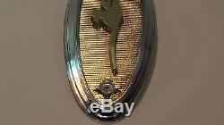 JOHNSON OUTBOARD GOLDEN SEA HORSE MEDALLION EMBLEM 1957-1958 VINTAGE NOS