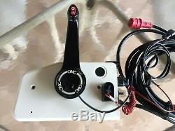 Johnson/Evinrude Vintage side mount control box with power trim and red plug har
