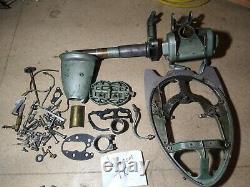 Johnson TN Vintage Outboard Boat Motor Parts Lot Transom Clamp Cylinder Head