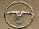 Kainer Vintage 15 Boat Steering Wheel With Mount, Shaft And Pulley