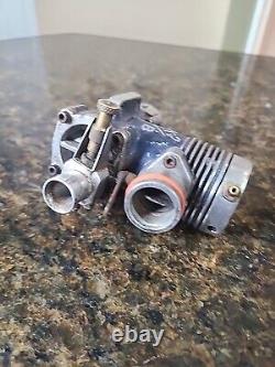 KB Outboard 7.5 VINTAGE RC Boat Gas Engine Motor For Parts Or Repair TURNS OVER