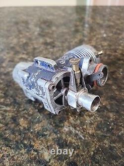 KB Outboard 7.5 VINTAGE RC Boat Gas Engine Motor For Parts Or Repair TURNS OVER