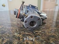 KB Outboard 7.5 VINTAGE RC Boat Gas Engine Motor For Parts Or Repair TURNS OVER