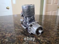 KB Outboard 7.5 VINTAGE RC Boat Gas Engine Motor For Parts Or Repair TURNS OVER