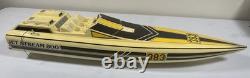 Kyosho Jet Stream 800 RC Boat Vintage with Box Manual Parts Untested