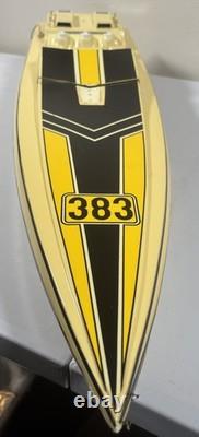 Kyosho Jet Stream 800 RC Boat Vintage with Box Manual Parts Untested