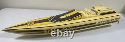 Kyosho Jet Stream 800 RC Boat Vintage with Box Manual Parts Untested