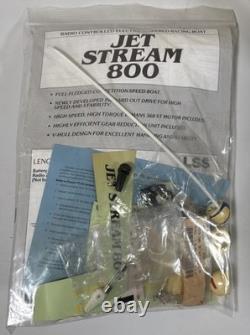 Kyosho Jet Stream 800 RC Boat Vintage with Box Manual Parts Untested