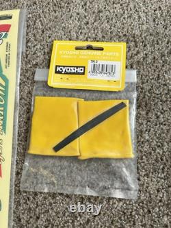Kyosho vintage Marine Boat parts 94301 Flap Set Prop Huge Decal Sheet Jet Arrow