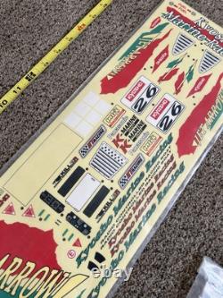 Kyosho vintage Marine Boat parts 94301 Flap Set Prop Huge Decal Sheet Jet Arrow