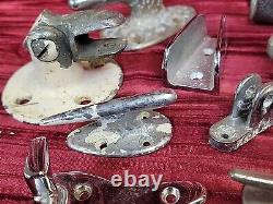 LARGE Vintage Boat Cleat Handle Mixed Lot + different parts ESTATE AS FOUND