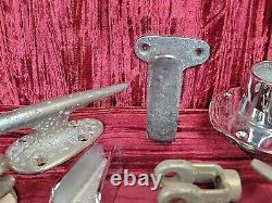 LARGE Vintage Boat Cleat Handle Mixed Lot + different parts ESTATE AS FOUND
