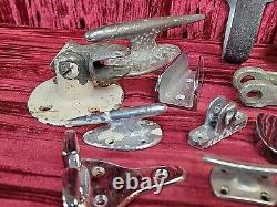 LARGE Vintage Boat Cleat Handle Mixed Lot + different parts ESTATE AS FOUND