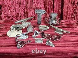 LARGE Vintage Boat Cleat Handle Mixed Lot + different parts ESTATE AS FOUND