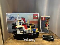LEGO 4005 Tug Boat Vintage 1982 Complete Original Parts w Box & Manual Nice