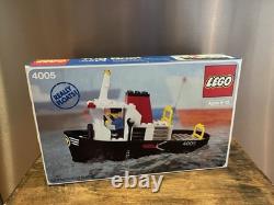 LEGO 4005 Tug Boat Vintage 1982 Complete Original Parts w Box & Manual Nice