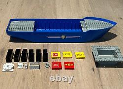 LEGO #4030-Cargo Carrier-HULL-WEIGHTS & FEW PARTS Only- 1987- Incomplete