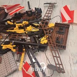 LEGO 6285 Black Seas Barracuda Ship Hull Sails Parts Lot Vintage Pirate