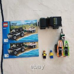 LEGO City 60058 SUV Boat Set (Assembled, Missing Parts)