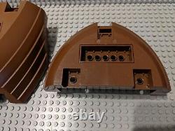 LEGO Old Brown Ship Boat Hull Stern and Bow Parts 2557 2559 Sets 6285 10040 6274