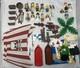 Lego Pirate Lot Minifigures, Sails, Canons, Boats, And More Authentic Parts