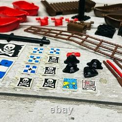 LEGO Pirate Ship Parts Bundle Hull, Boats, Maps and Treasure Chests Original