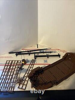 LEGO Pirates I Boat hull, masts, parts from Black Seas Barracuda 6285 (1989)