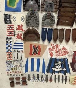 LEGO Pirates Vintage Lot of Ships, Sails, Boats, Parts, & More