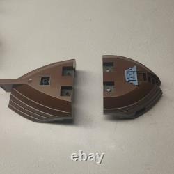 LEGO VTG Ship Boat Hull Parts Stern and Bow Brown Sets 6285 10040 6274