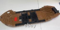 LEGO Vintage Pirates Black Seas Barracuda 6285 Brown Ship Hulls (All 5 Parts)