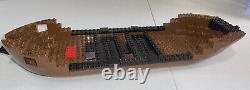 LEGO Vintage Pirates Black Seas Barracuda 6285 Brown Ship Hulls (All 5 Parts)