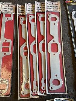 LOT OF NEW OLD STOCK Racing Exhaust Gaskets 21 Pairs 1960s 1970s GASSER NOS