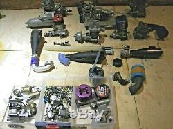 LOT VINTAGE ENGINES FOR RC AIRPLANES boat Parts Lot Evolution HPI McCoy Torq O S