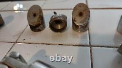 Large Lot Of Rare Vintage Chris Craft Boat Railing Ends Parts Pieces Brackets