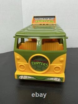Large Lot Vtg 90s TMNT Mixed Lot Van Boat Motorcycle Figures Helicopter Parts