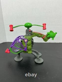 Large Lot Vtg 90s TMNT Mixed Lot Van Boat Motorcycle Figures Helicopter Parts