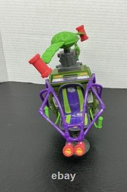 Large Lot Vtg 90s TMNT Mixed Lot Van Boat Motorcycle Figures Helicopter Parts