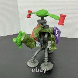 Large Lot Vtg 90s TMNT Mixed Lot Van Boat Motorcycle Figures Helicopter Parts