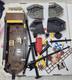 Large Lot Of Vintage Lego Pirate Ship Parts Pieces Replacement Boat Hull Flags+
