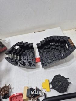 Large Lot of Vintage Lego Pirate Ship Parts Pieces Replacement Boat Hull Flags+