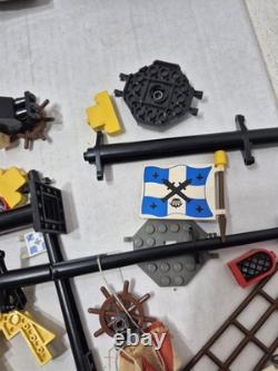 Large Lot of Vintage Lego Pirate Ship Parts Pieces Replacement Boat Hull Flags+