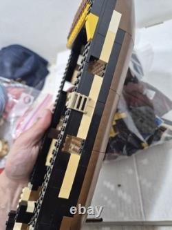 Large Lot of Vintage Lego Pirate Ship Parts Pieces Replacement Boat Hull Flags+