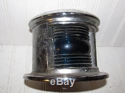Large Vintage Bow Running Light for Antique Boat Tested and Working