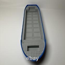 Lego Boat Hull 7994 City Harbor, 74 x 18 x 7 with Light Bluish Gray Top Used