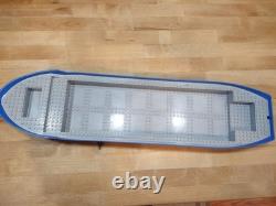 Lego Boat Hull 7994 City Harbor, 74 x 18 x 7 with Light Bluish Gray Top Used