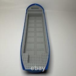 Lego Boat Hull 7994 City Harbor, 74 x 18 x 7 with Light Bluish Gray Top Used