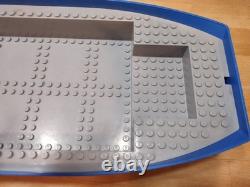 Lego Boat Hull 7994 City Harbor, 74 x 18 x 7 with Light Bluish Gray Top Used