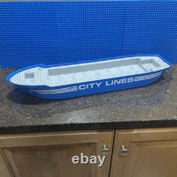 Lego Boat Hull For Set 7994 City Harbor Lines Freight 57789c01pb01 74x18x7 Rare