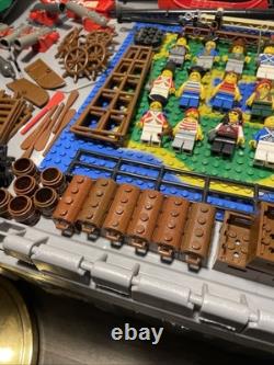 Lego Bulk Pirate Minifigure Lot Boat Parts Weapons Accessories Vintage 6270 6285